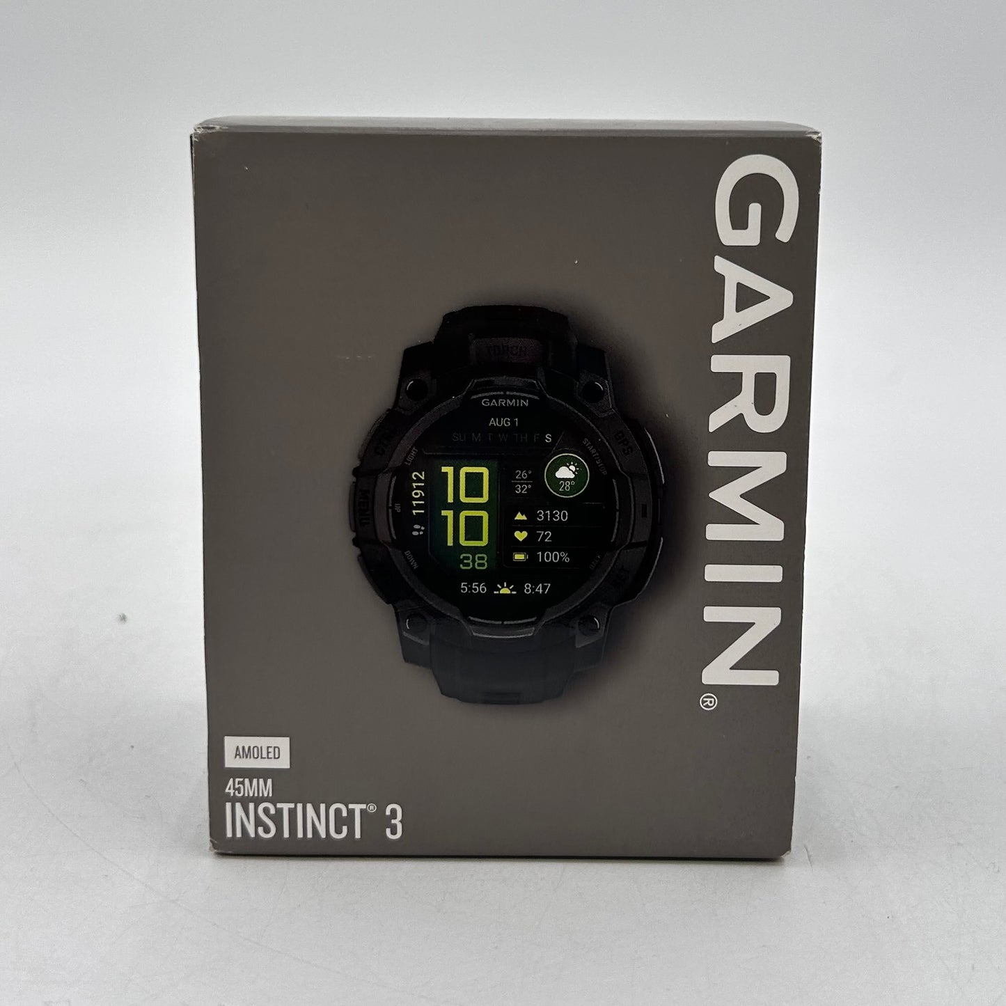 New Garmin Instinct 3 45mm GPS Smartwatch 010-02936-00