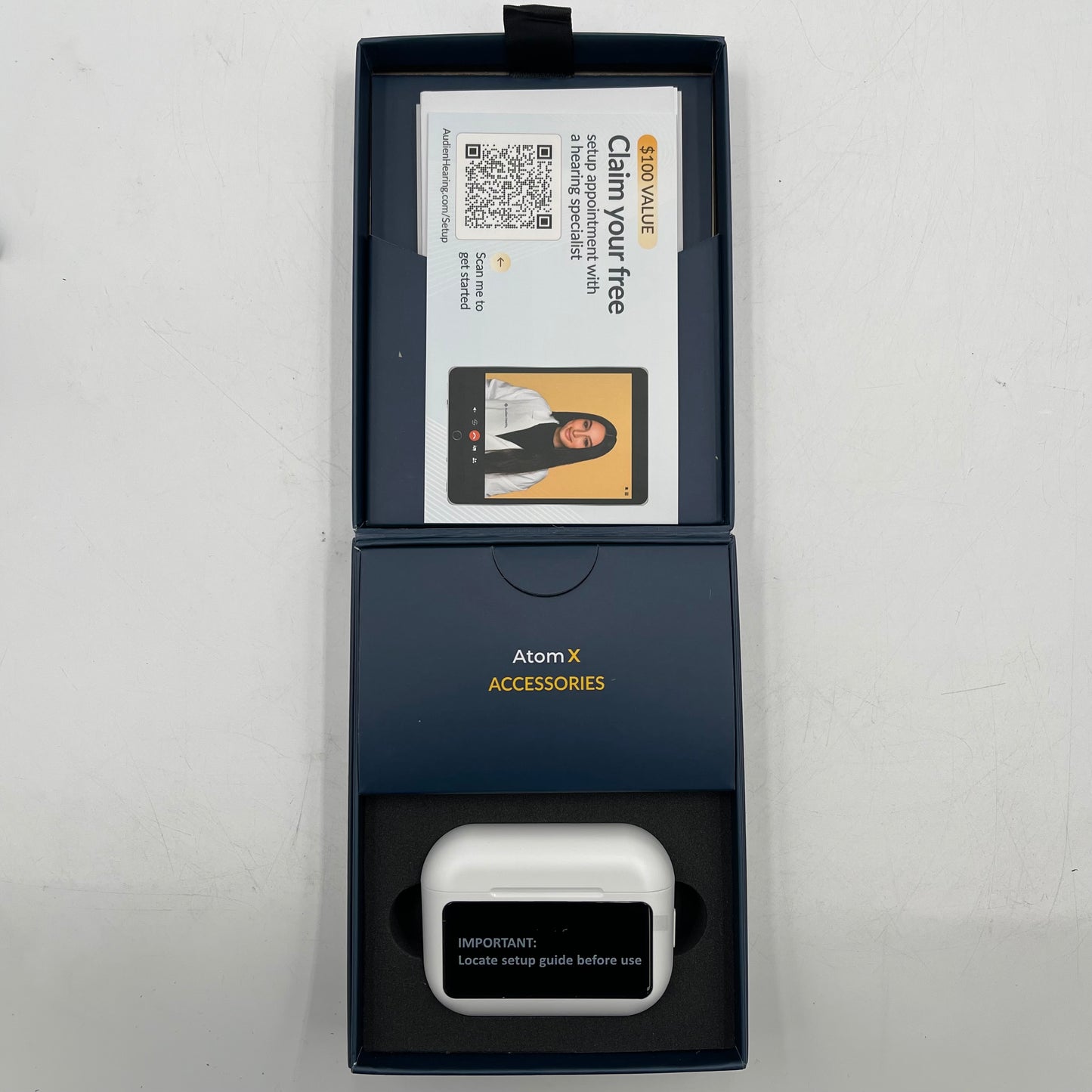 New Audien Atom X Rechargeable OTC Hearing Aids