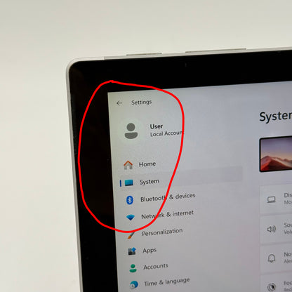 Microsoft Surface Pro 7 1866 12.3" i3-1005G1 1.2GHz 4GB RAM 128GB SSD