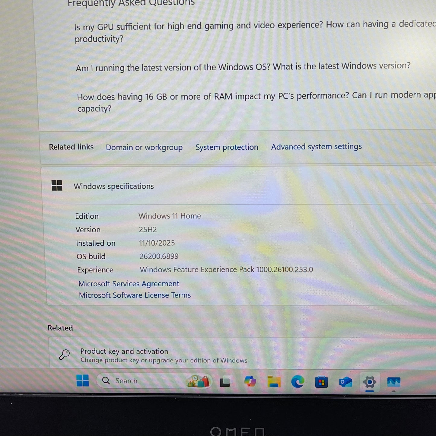 HP Omen 16-B005DX 16.1 I7-11800H 2.3GHz 32GB RAM 1TB SSD GeForce RTX 3070