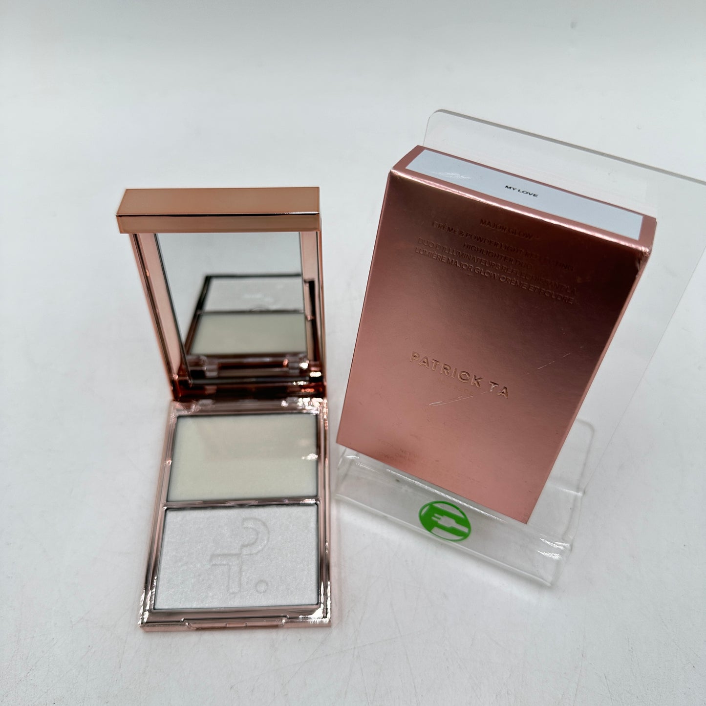 New Patrick Ta Major Glow Creme Powder Light Reflecting Highlighter Duo B109A