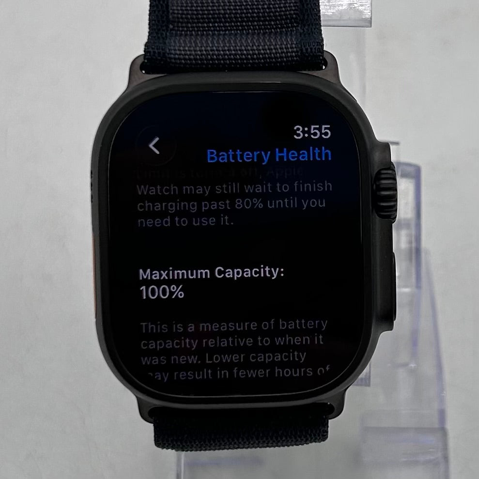 Unlocked Apple Watch Ultra 3 49MM Black Titanium Black Alpine Loop MF0X4LW/A