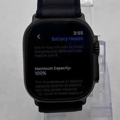 Unlocked Apple Watch Ultra 3 49MM Black Titanium Black Alpine Loop MF0X4LW/A
