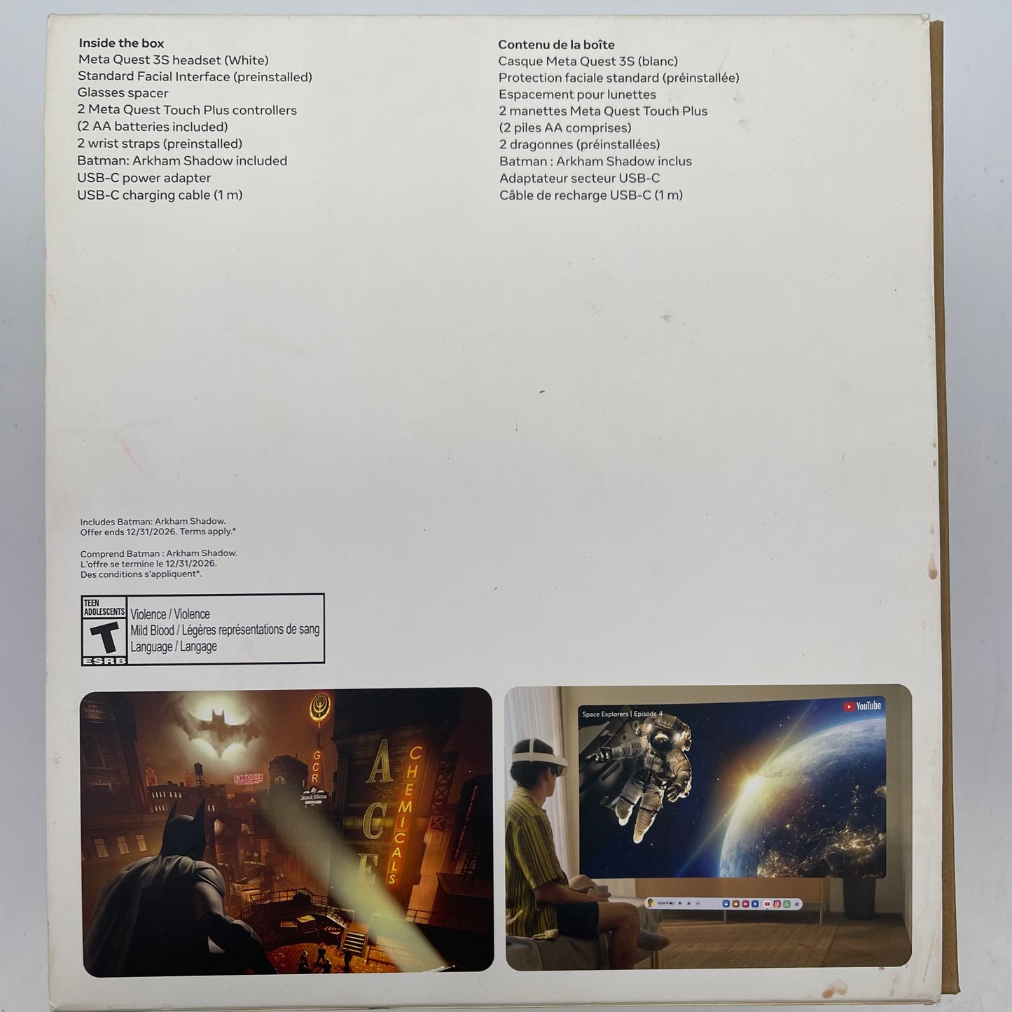 Meta Quest 3S 128GB Standalone All-in-One VR Headset KW49CM