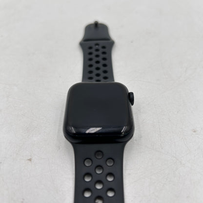 GPS Only Apple Watch SE 2nd Gen 40MM Midnight Aluminum Nike Sport Band MNT73LL/A