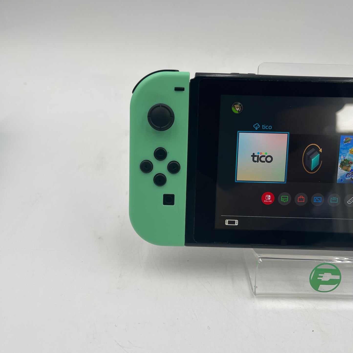 Nintendo Switch v1 Console Gaming System HAC-001 Animal Crossing Edition