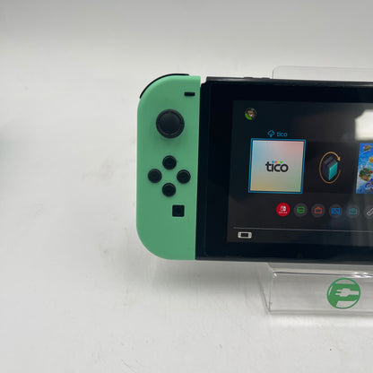 Nintendo Switch v1 Console Gaming System HAC-001 Animal Crossing Edition