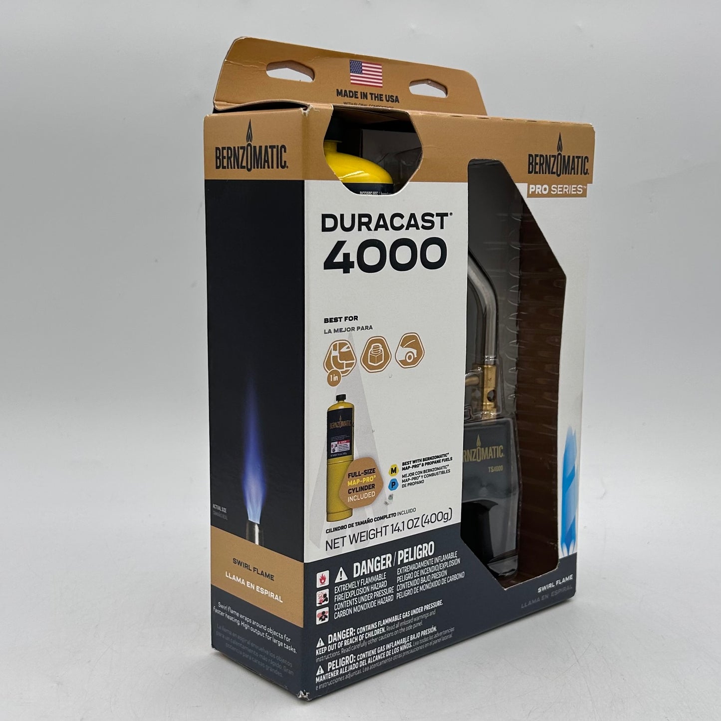 New Bernzomatic Duracast 4000 Pro Series Torch Kit  TS4000ZKC