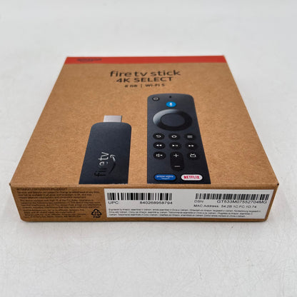 New Amazon Fire Tv Stick 4K select Alexa Voice Remote UHD Streaming Device 8GB