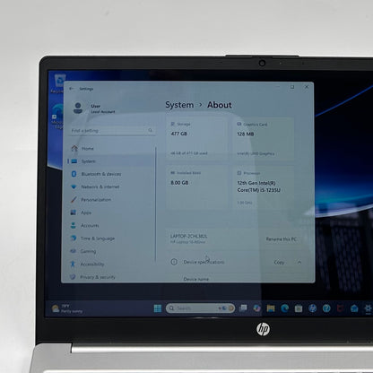 HP Laptop 15-FD0005DX 15.6" i5-1235U 1.3GHz 8GB RAM 512GB SSD