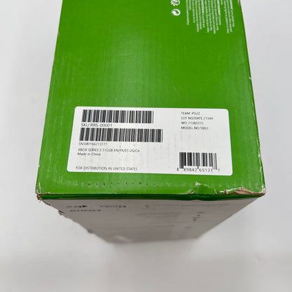 Microsoft Xbox Series S 512GB Console Gaming System White 1883