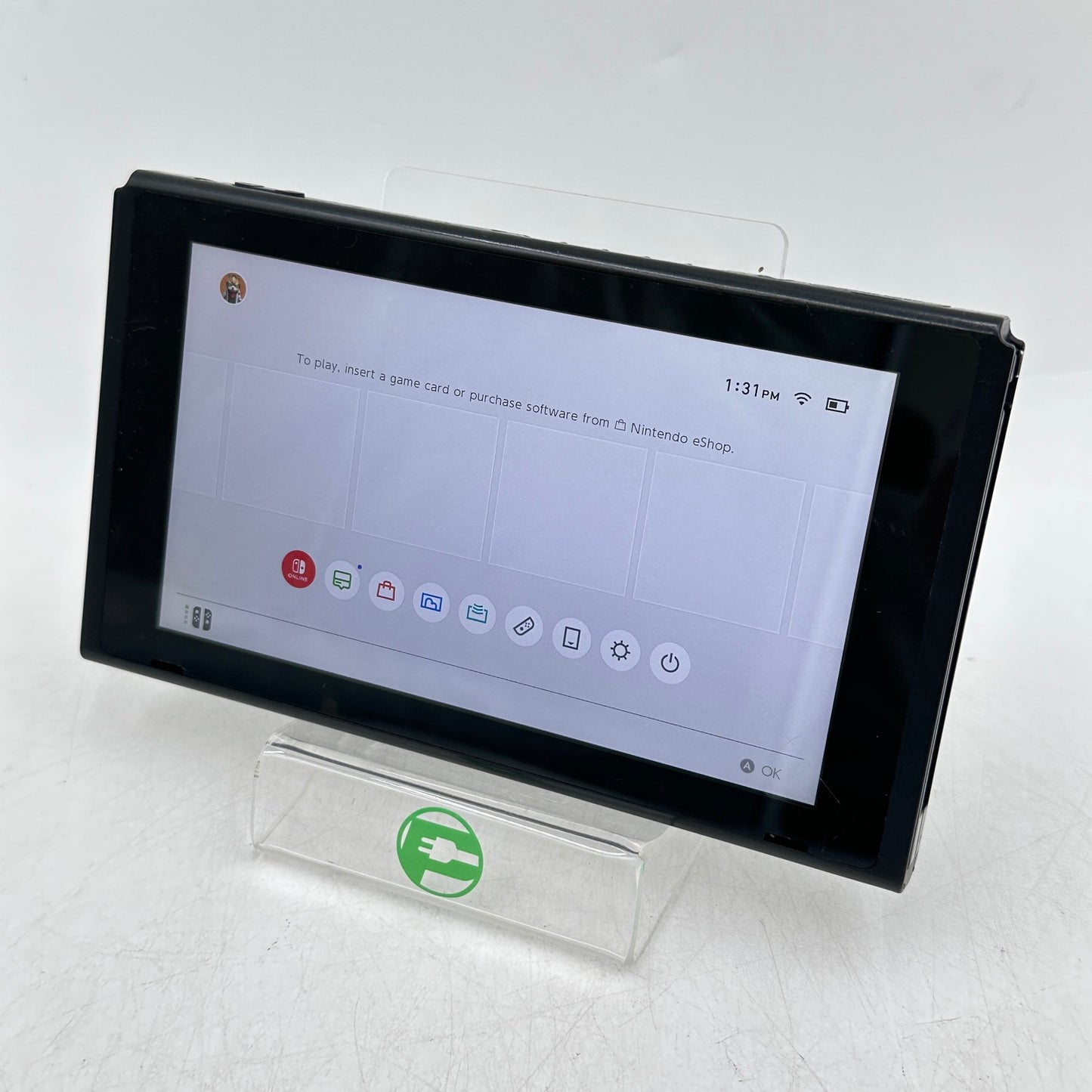 Nintendo Switch v1 Video Game Console Only HAC-001 Black Tablet Only
