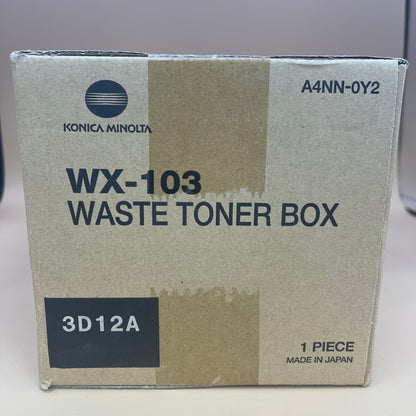 New Konica Minolta WX-103 A4NN-WY3 Black Toner Box