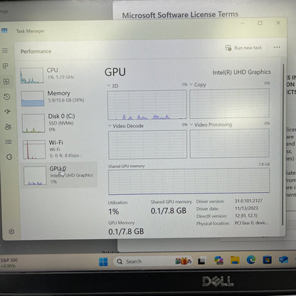 Dell Latitude 5411 14" i7-10850H vPro 2.7GHz 16GB RAM 512GB SSD
