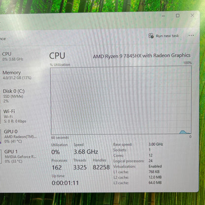 Alienware M18 R1 18" Ryzen 9 7845HX 3.0GHz 32GB RAM 1TB SSD GeForce RTX 4070