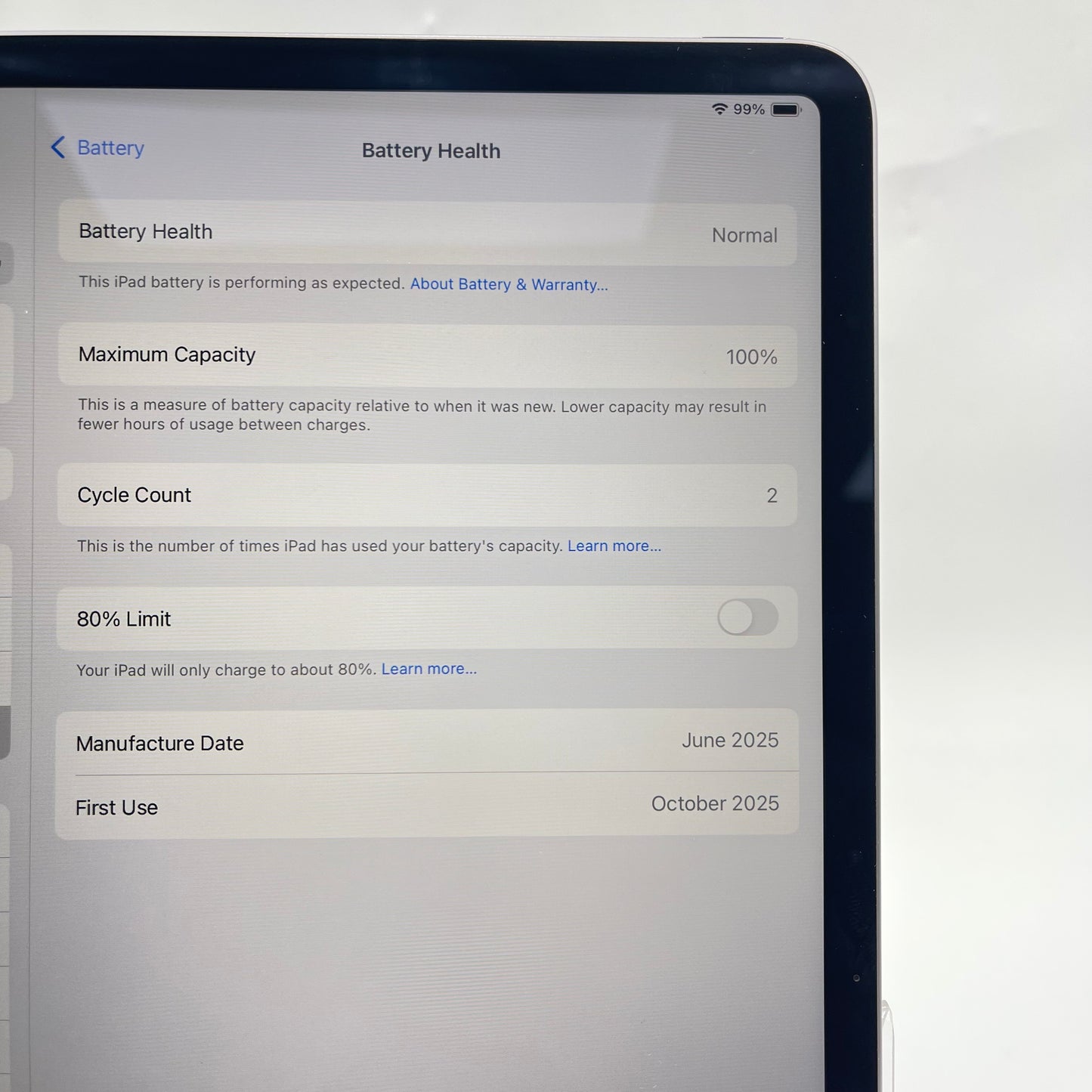 WiFi Only Apple iPad Air 13" M3 128GB Space Gray MCNH4LL/A