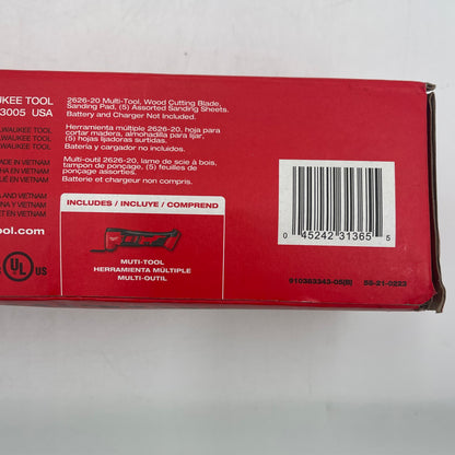 New Milwaukee 2626-20 M18 18V Cordless Multi Tool