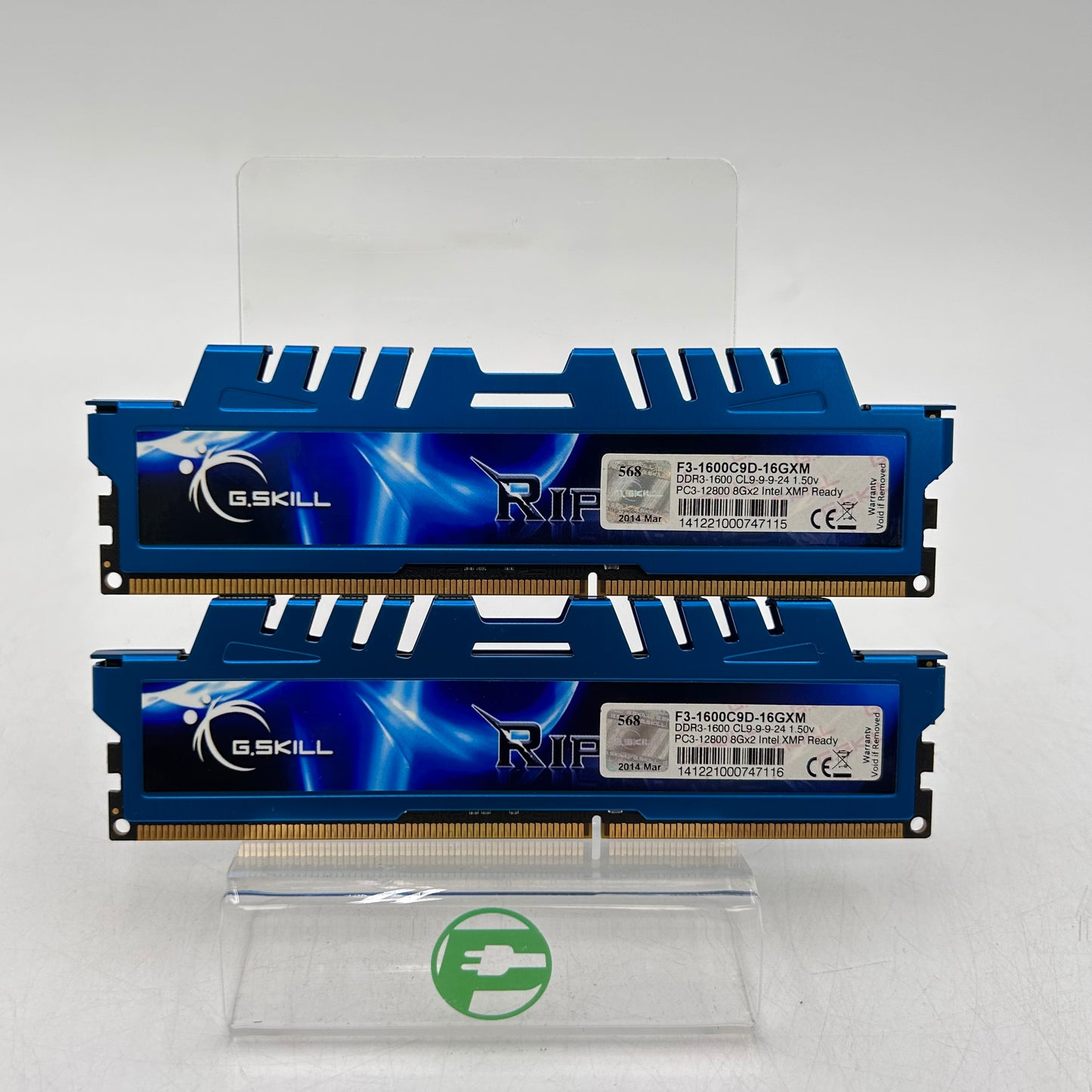 G.Skill RIPJAWS X 16GB (2x8GB) RAM DDR3 1600MHz F3-1600C9D-16GXM