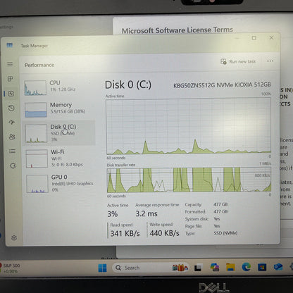 Dell Latitude 5411 14" i7-10850H vPro 2.7GHz 16GB RAM 512GB SSD