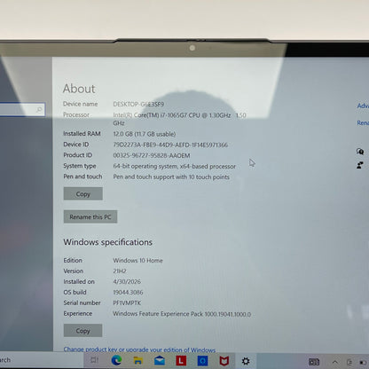 Lenovo Yoga C940 81Q9 14" i7-1065G7 1.3GHz 12GB RAM 512GB SSD