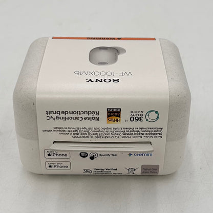 New Sony WF-1000XM6 Noise Cancelling Wireless Earbuds  Eco-White WF-1000XM6/SZ