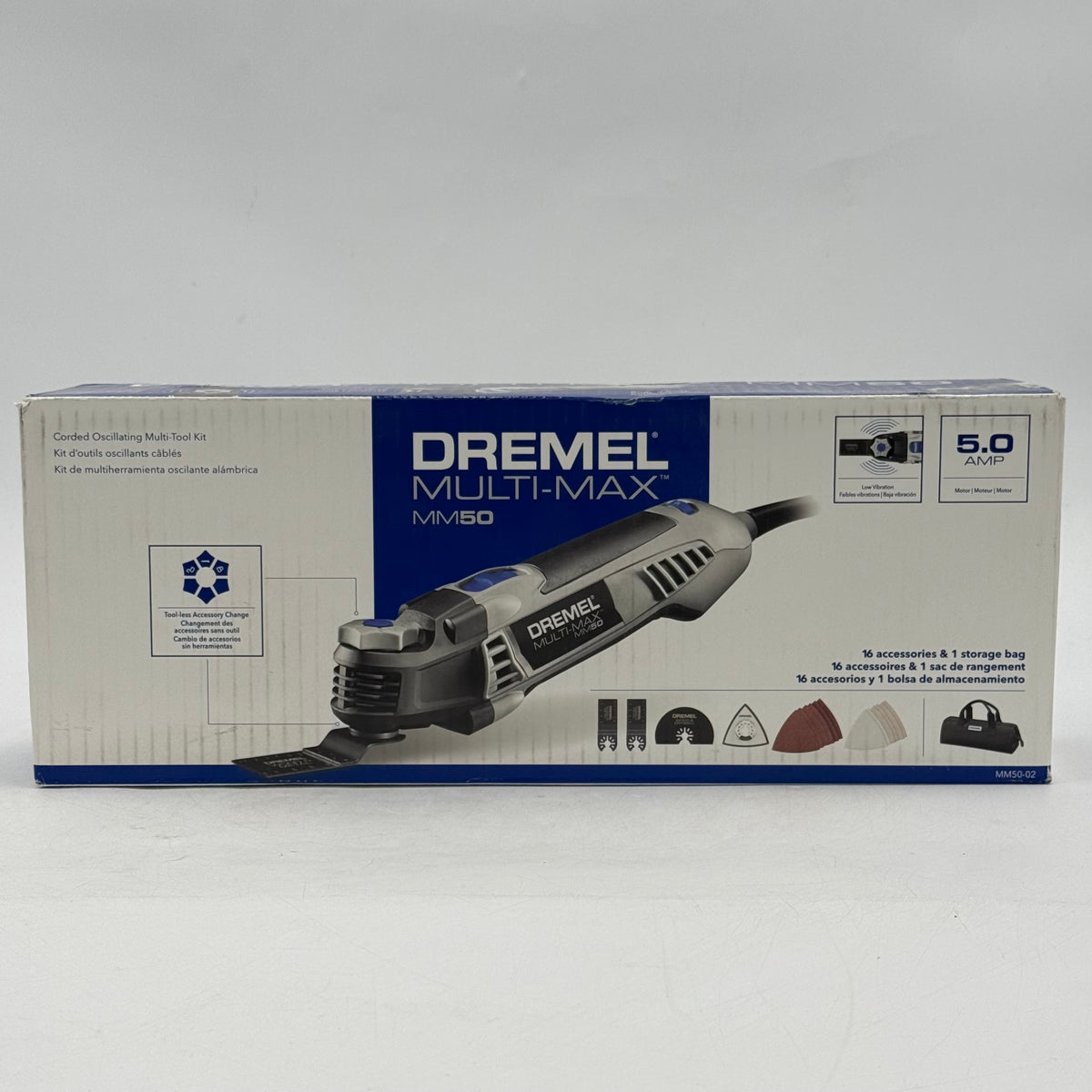 New Dremel MM50-02 Multi-Max Corded Oscillating Multi-Tool Kit