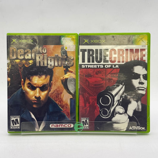 Lot of 2 Microsoft Original Xbox Games: True Crime / Dead To Rights