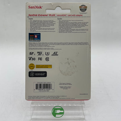 New SanDisk Extreme Plus 128GB microSDXC P001-001219-128G
