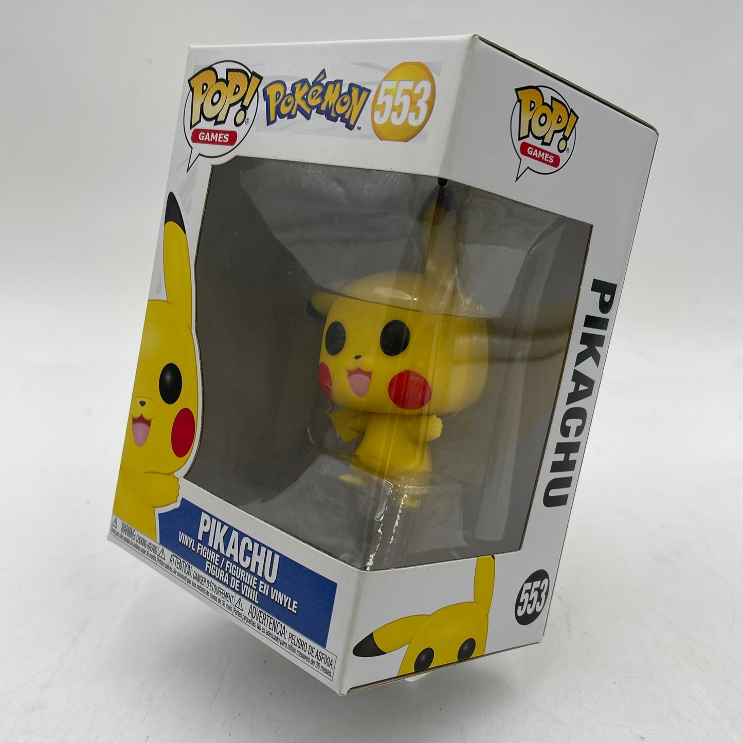 New Funko POP Games Pikachu Pokemon Vinyl Figure #553