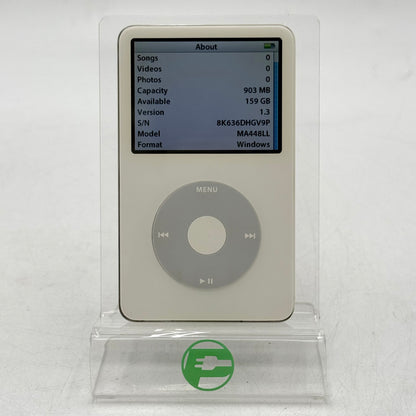 Apple iPod Classic 5th Gen Enhanced 80GB White A1136