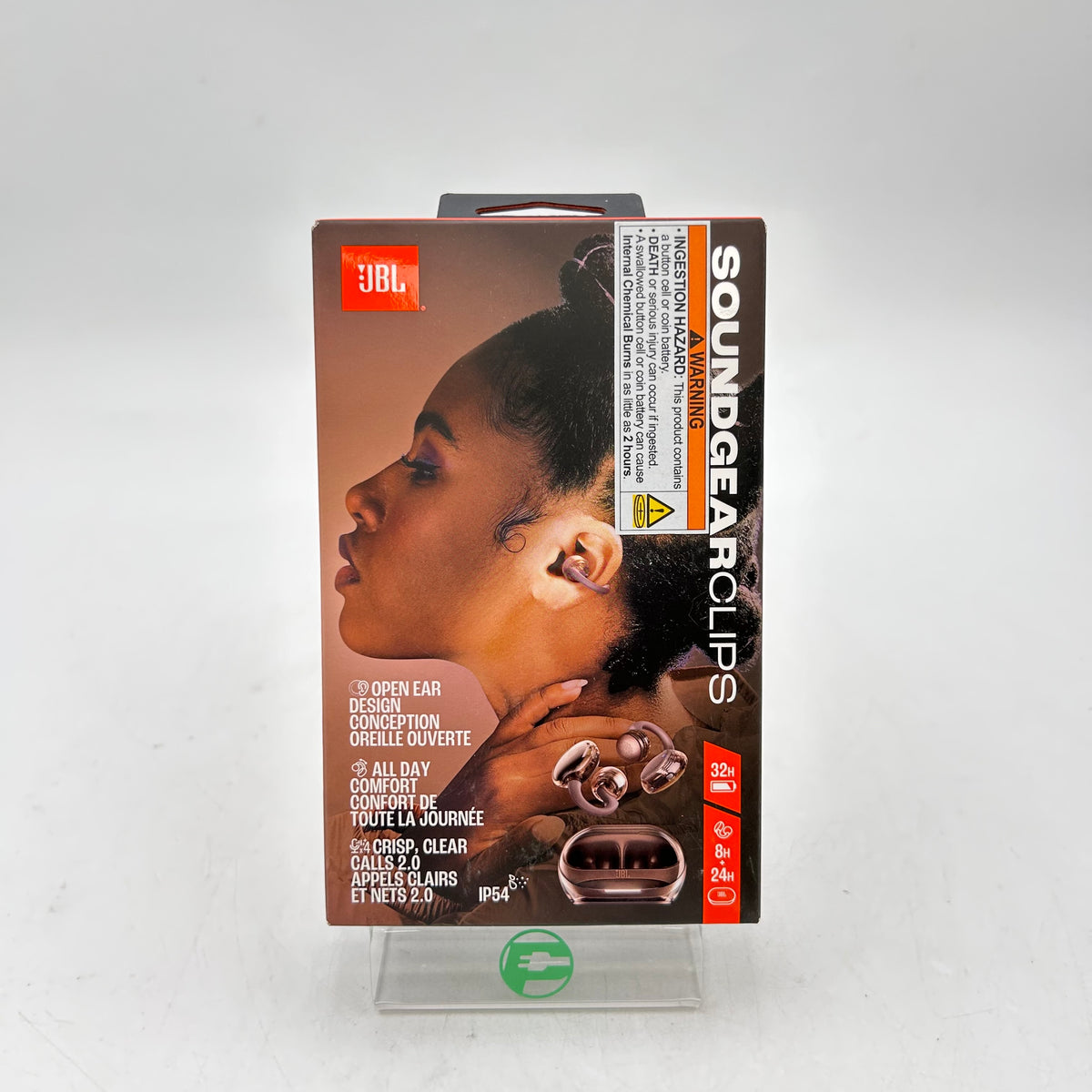 New JBL Soundgear Clips Open Ear True Wireless Earbuds Copper JBLSNDGEARCLCOPAM