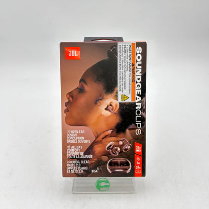 New JBL Soundgear Clips Open Ear True Wireless Earbuds Copper JBLSNDGEARCLCOPAM
