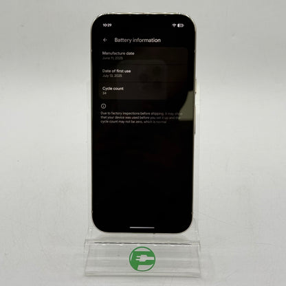 Factory Unlocked Google Pixel 10 Pro 128GB Porcelain G4QUR