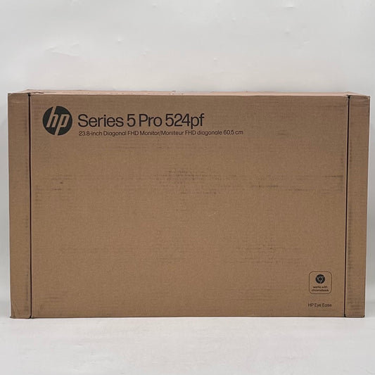 New HP 23.8" Series 5 Pro 524pf  FHD LCD IPS Business Monitor