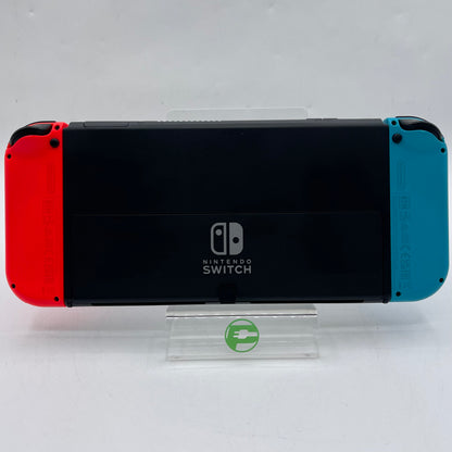 Nintendo Switch OLED Console Gaming System HEG-001 Red/Blue