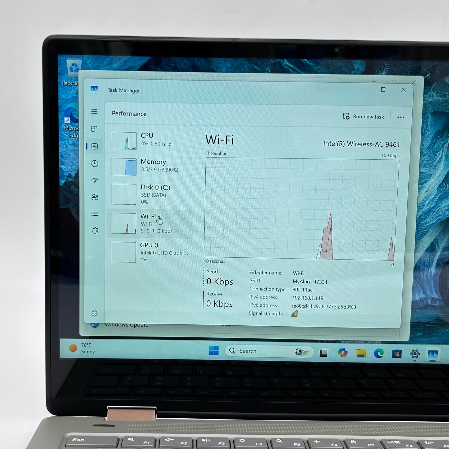Onn Laptop 100002434 13.3" i3-8145U 2.1GHz 4GB RAM 128GB SSD