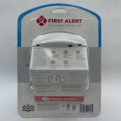 New First Alert Carbon Monoxide Alarm 2 Pack Carbon Monoxide Detector 1039741