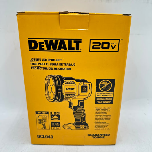 New DeWalt DCL043 20V MAX LED Portable Work Light