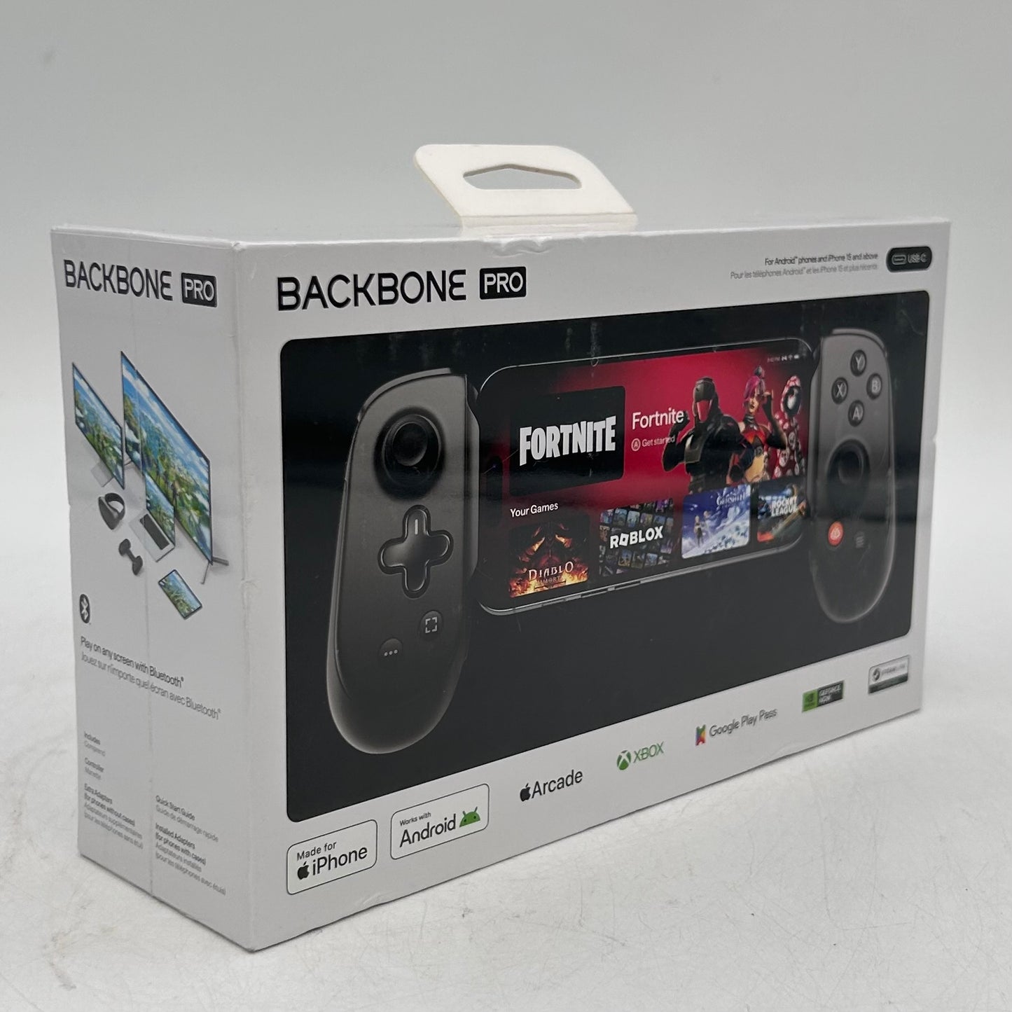 New Backbone Pro USB-C Mobile Game Controller BB-N1-B-R