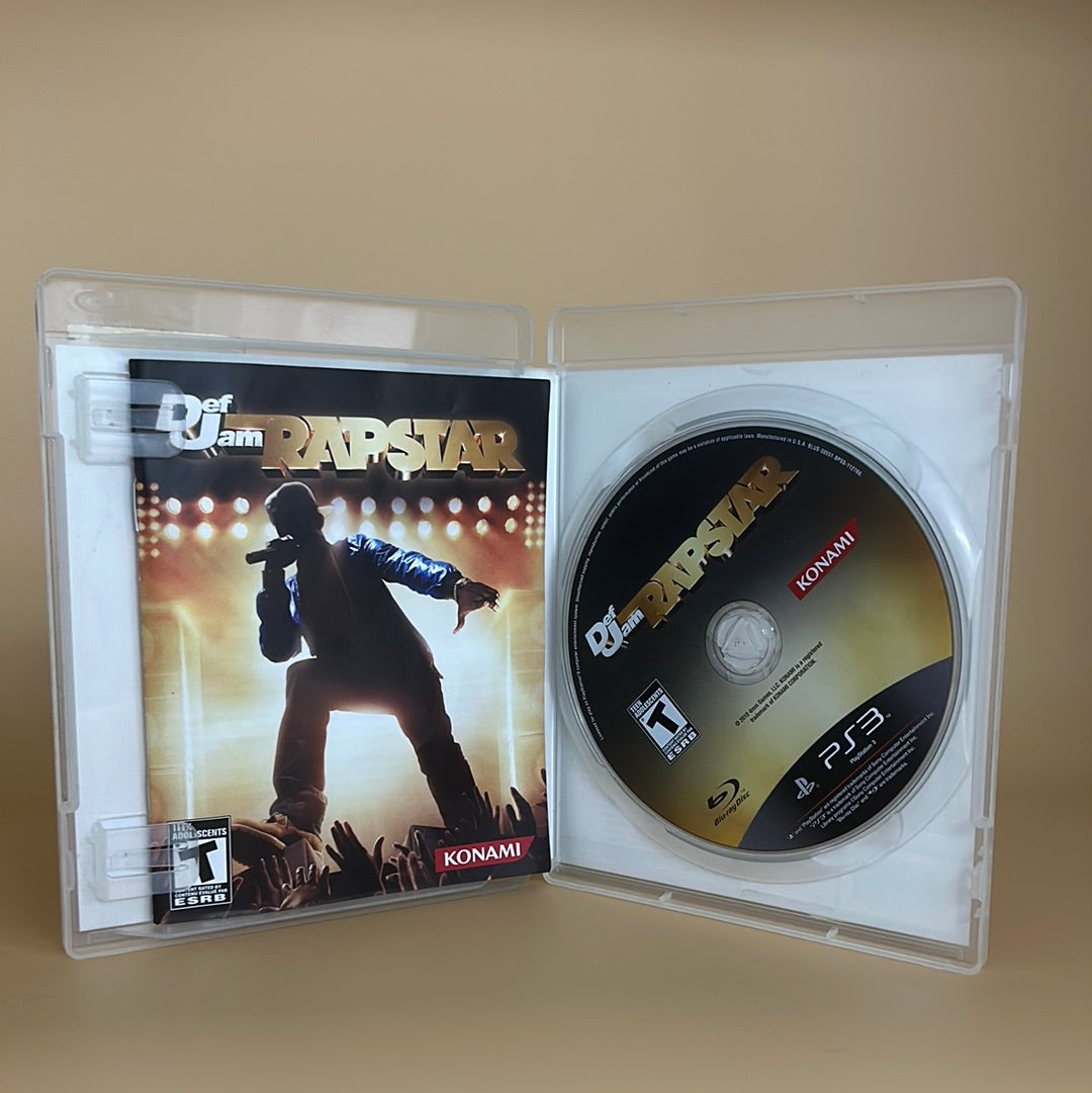 Good Def Jam Rapstar  (Sony PlayStation 3 PS3,  2010)