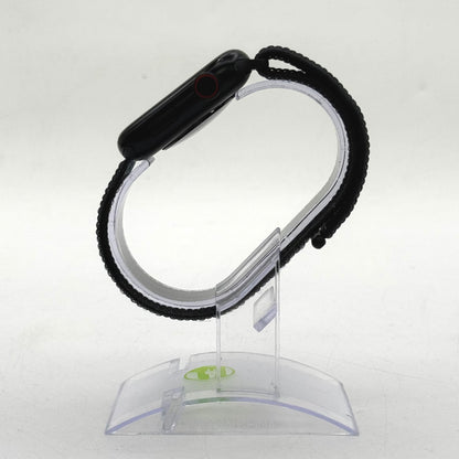Unlocked Apple Watch SE 2nd Gen 44MM Midnight Aluminum Anchor Blue Sport Loop