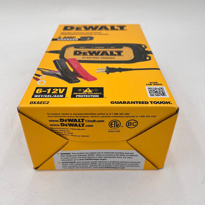 New DeWalt DXAEC2 12V Battery Charger & Maintainer