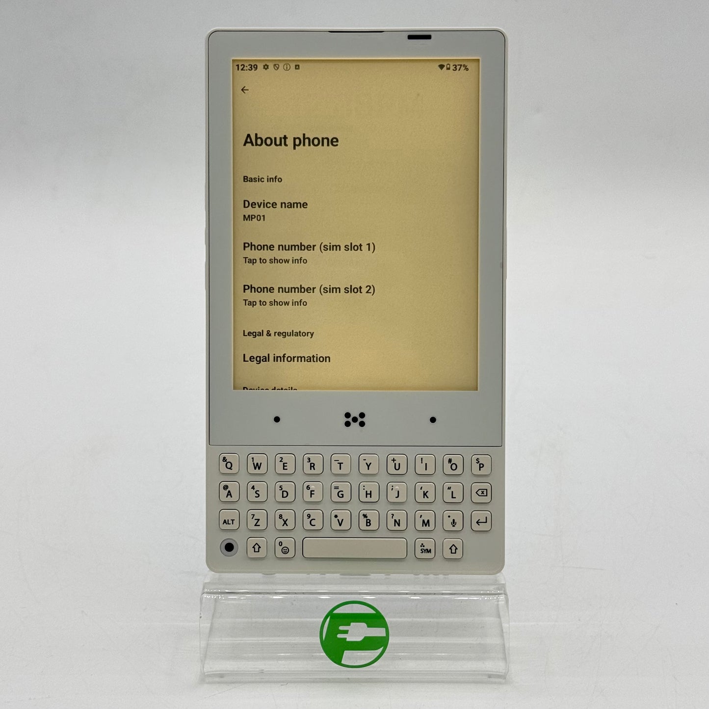 GSM Unlocked Minimal Phone 256GB 14 Pebble MP01