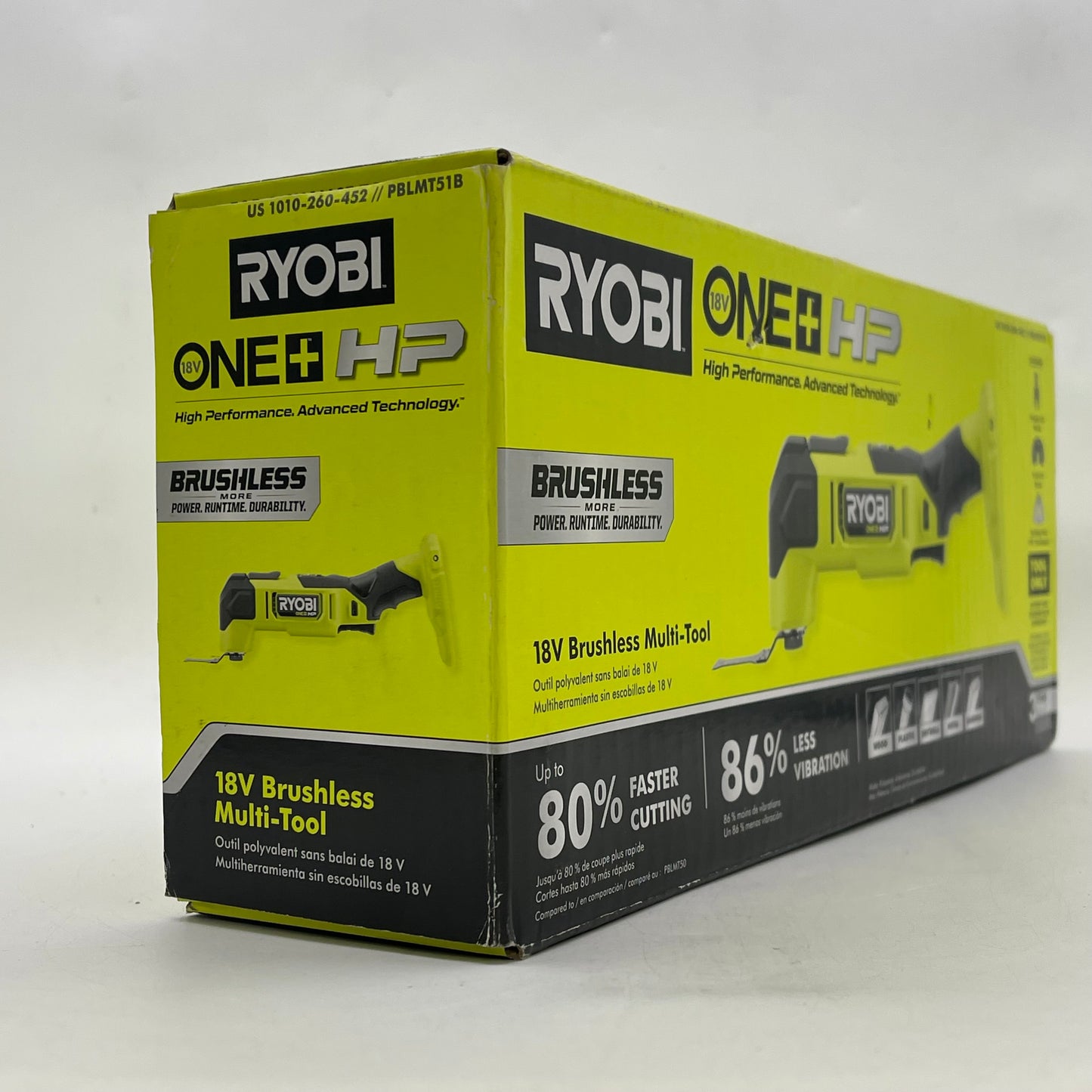 New Ryobi PBLMT51B 18V Brushless Multi Tool