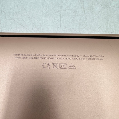 2020 Apple MacBook Air 13.3" i3-1000NG4 1.1GHz 8GB RAM 256GB SSD Rose Gold A2179