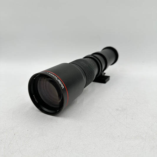 Vivitar Series 1 Telephoto Lens 500mm f/8  T Mount For Nikon