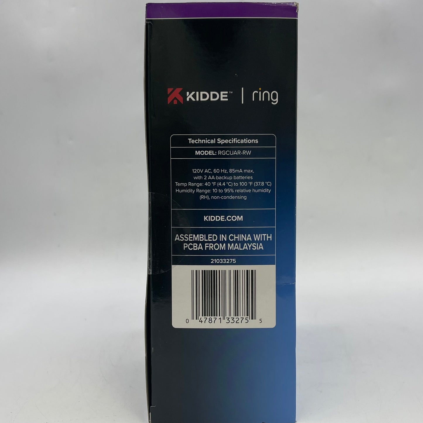 New KIDDE Smart Smoke + Carbon Monoxide Alarm
