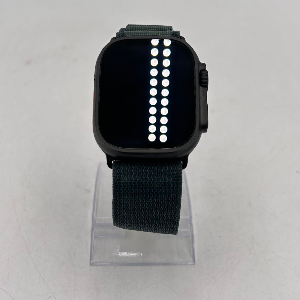 Unlocked Apple Watch Ultra 2 49MM Black Titanium Green Alpine Loop MX4R3LW/A