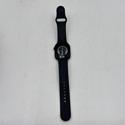 Unlocked Apple Watch Series 10 46MM Black Aluminum Black Sport Band MWY43LW/A