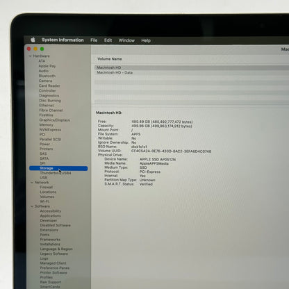 2020 Apple MacBook Pro 13.3" i5 2.0GHz 16GB RAM 512GB SSD Space Gray A2251